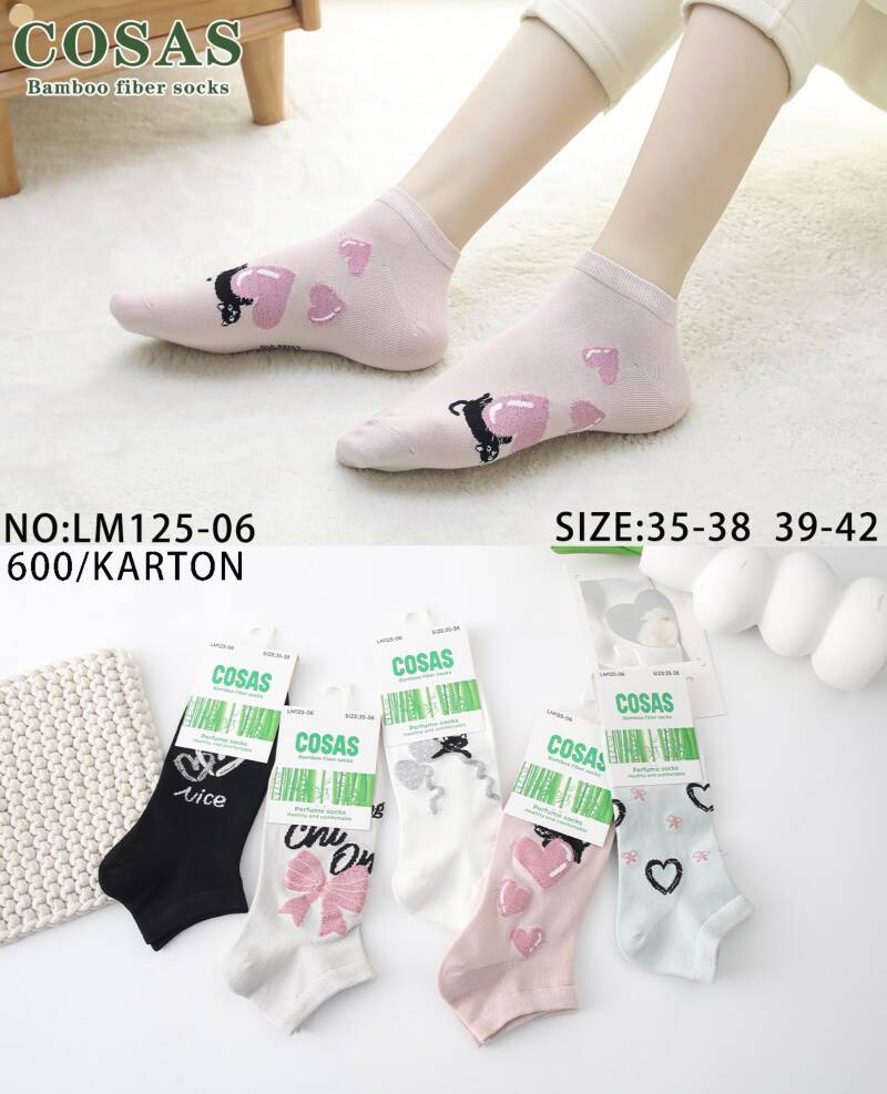 Skarpety damskie Roz 35-42, Mix kolor Paczka 40 szt